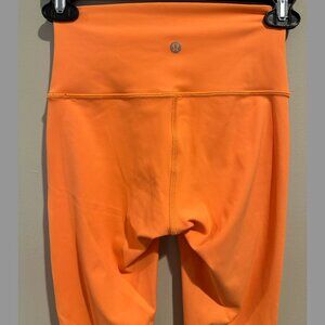 Lululemon Wunder Under High-Rise Leggings Women’s 6 Orange Soda Neon 25"